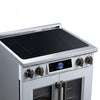 Forno Maximus 30 Inch Induction Range White, 4.32 cu.ft - FFSIN0932-30WHT Electric Range | Cuisiniere a induction Maximus 30 pouces blanche, 4,32 pi³ - FFSIN0932-30WHT