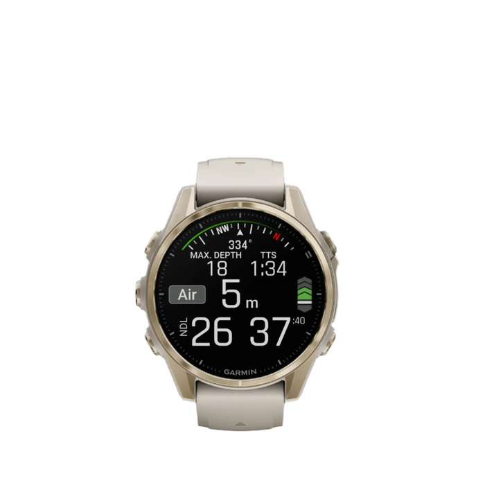 Garmin Fēnix 8 Amoled Sapphire Smartwatch 43mm - Gps, Compass, Gyroscope And Barometric Altimeter 