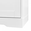 Ethan Hall Tree Coat Rack with Shoe Cabinet Hooks and Storage,White | Ethan meuble d’entree – porte-manteau avec meuble a chaussures, crochets et rangements, blanc