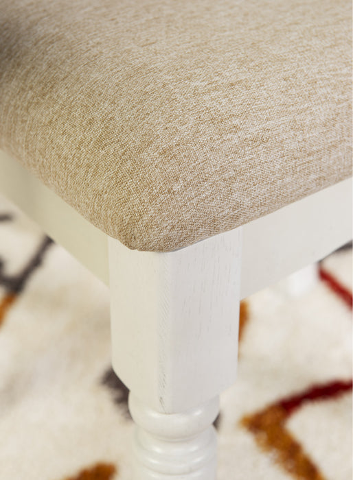 Willow White Fabric Accent Dining Chair - Set of 2