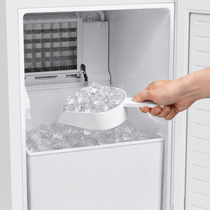 Forno Cristallo 15 Inch Freestanding/Undercounter Ice maker, 79.4 lbs, White- FIMBI7313-15WHT Ice Maker