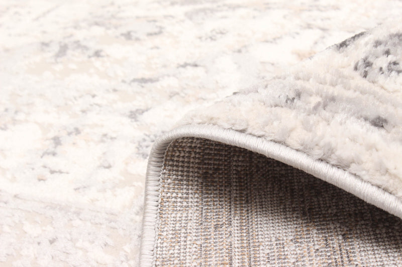 Mira Traditional 8'0\" x 10'0\" Area Rug in Grey Indoor Area Rug