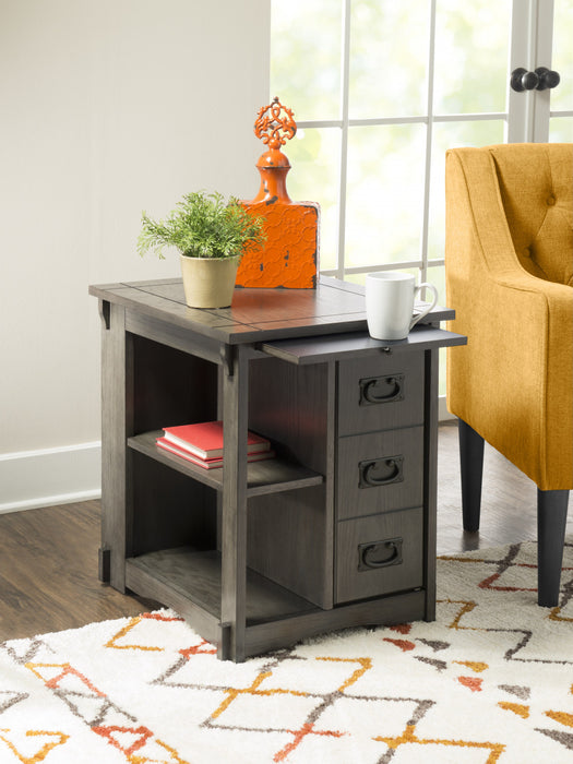Parnell Chairside Table - Grey