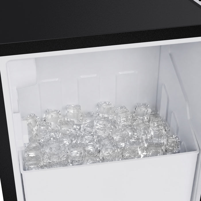 Forno Cristallo 15 Inch Freestanding/Undercounter Ice maker, 79.4 lbs, Black- FIMBI7313-15BLK Ice Maker