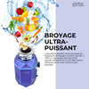 BrightDIAMOND 3/4HP Quietest Waste Disposer, LED Cabinet Light, Corded & Air Switch, Amethyst - WDD075TA1AM Food Disposer | BrightDIAMOND 3/4 HP Broyeur ultra-silencieux, DEL sous armoire, cordon/interrupteur, Amethyste-WDD075TA1AM