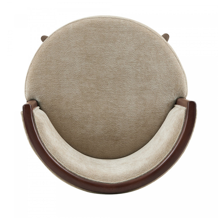 Evalyn Modern Wood Upholstered Barstool in Natural - Set of 3