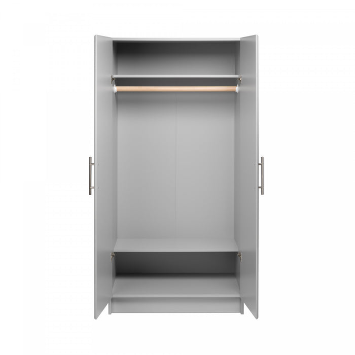 Elite Wardrobe Cabinet - Grey
