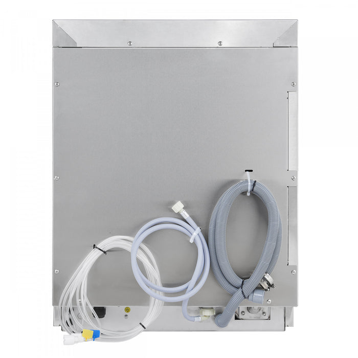 FORNO Commerciale Undercounter Dishwasher, 23L Tank Capacity, High-Temperature for Sanitation - FCMDW0024