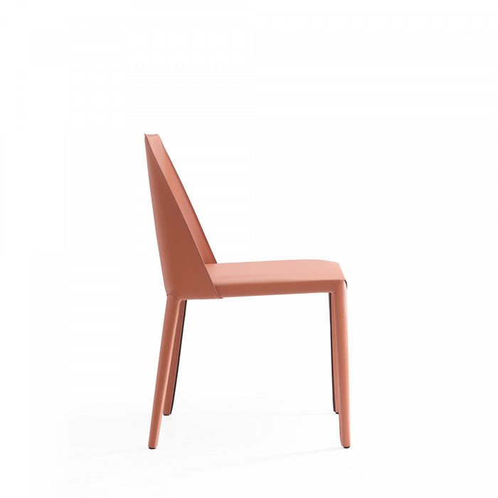Paris Modern 8-Piece Dining Chair Set in Clay