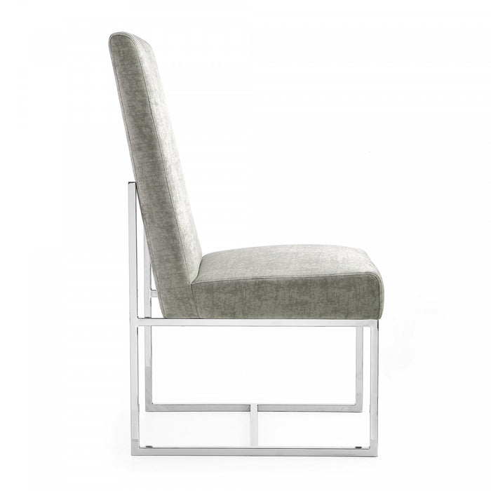Element Modern 6-Piece Dining Chair Set in Steel
