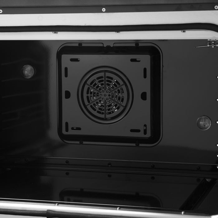 Forno Galiano 36\" French Door Dual Fuel Range, Black, 5.36 cu. ft. - FFSGS6356-36BLK
