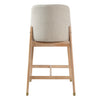 Clara Rubber Wood Bar Stool Set of 2,Natural | Clara – Lot de 2 tabourets de bar en bois d’hevea, finition naturelle