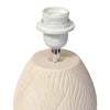 Marren Contemporary Textured Table Lamp, Beige, 12.5"H | Marren Lampe de table contemporaine texturee, Beige, 12,5 po H