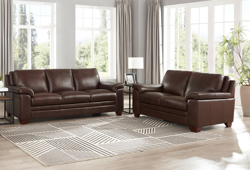 Hydeline Magnum Leather Sofa - Brown