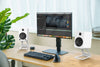 Kanto SE4 Elevated Desktop Speaker Stands for Midsize Speakers - Pair, White | Supports sureleves Kanto SE4 pour enceintes de bureau de taille moyenne - Paire, blanc
