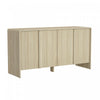 Novara Contemporary 60" Sideboard in Whitewashed Oak (4-Door) | Buffet contemporain Novara 60" en chene blanchi (4 portes)
