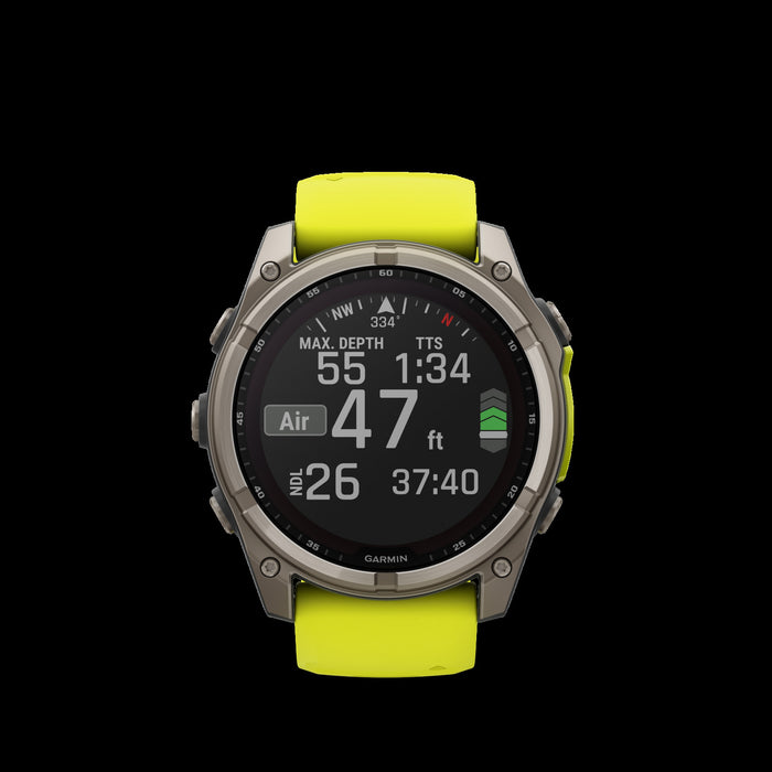 Garmin Fēnix 8 Solar Sapphire Smartwatch 51mm - Gps, Compass, Gyroscope And Barometric Altimeter 