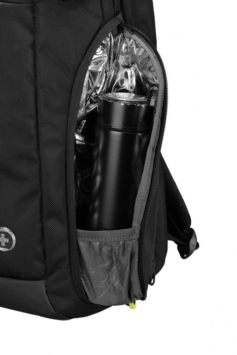 Swissdigital Java Bag Backpack – 17\" Laptop, USB Charging, RFID Protection, Extra Large Capacity, Anti-Theft, SDD Finder