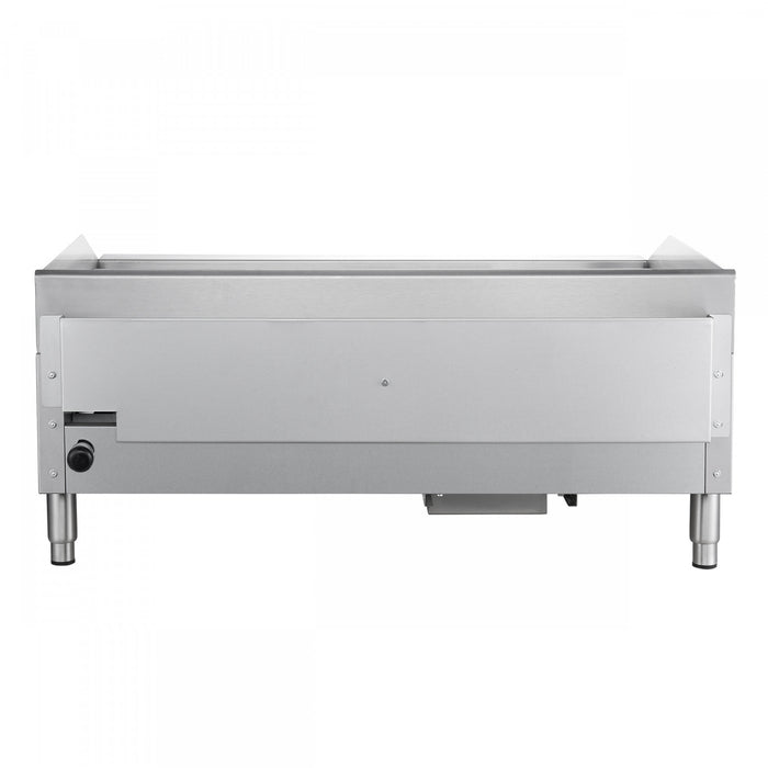 FORNO Commerciale 36 Inch Gas Griddle, 3 Burners, 90,000 BTUs, Stainless Steel - FCMGG0055-36