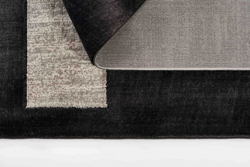 Erisa Contemporary 7'9\" x 9'10\" Area Rug in Grey Indoor Area Rug