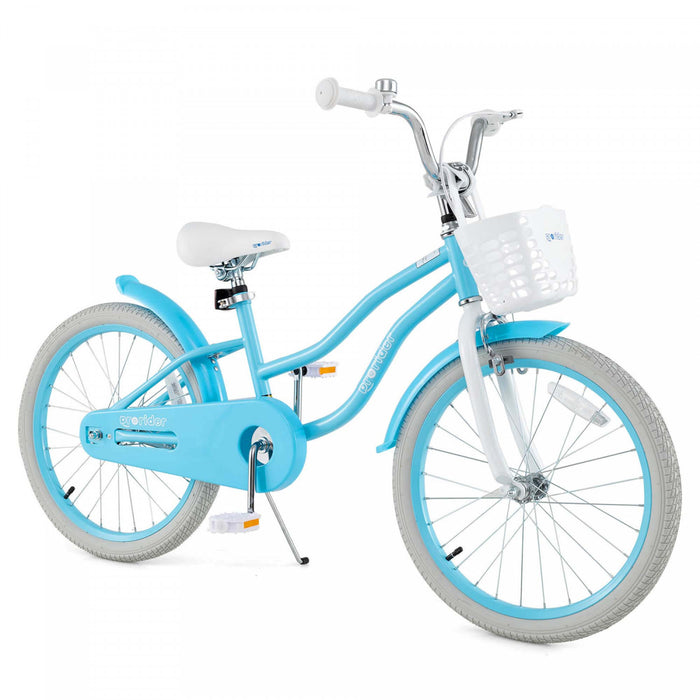 Prorider 20\" Kids Bike With Height Adjustable Handlebar & Seat Hand Brake & Coaster Brake Blue