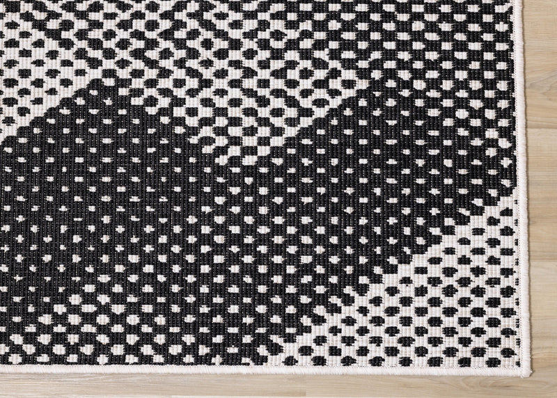 Brooke Two-Sided Chevron Outdoor Area Rug - 7'10\" x 11'2\"