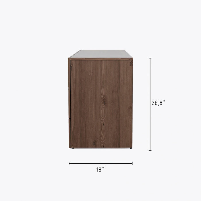 Nordika James 6-Drawer Dresser - Truffle