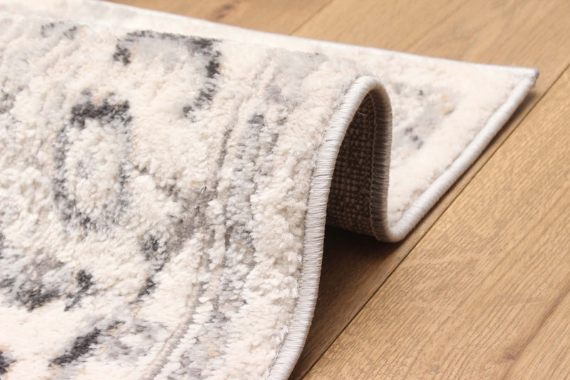 Mira Traditional 2'8\" x 8'2\" Runner Rug in Grey Indoor Area Rug