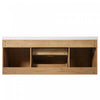 Hudson 59.3-Inch Double Sink Bathroom Vanity with Soft-Close Storage,Wood | Hudson meuble de salle de bain double vasque 59,3 pouces avec rangement a fermeture douce, bois