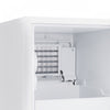Forno Cristallo 15 Inch Freestanding/Undercounter Ice maker, 79.4 lbs, White- FIMBI7313-15WHT Ice Maker | Cristallo Machine a glacons 15 pouces autonome/sous le comptoir, 79,4 lb, blanc - FIMBI7313-15WHT
