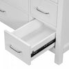Derek 36 Inch Modern Bathroom Vanity with Ceramic Sink & Multi Storage, White | Meuble de salle de bain moderne Derek 36 pouces avec lavabo ceramique et rangement multiple, blanc