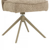 Elowen Taupe Upholstered Swivel Dining Chair (Set of 2) | Chaise de salle a manger pivotante Elowen rembourree taupe (ens. de 2)
