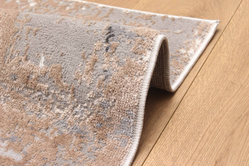 Paradox Traditional 2'8\" x 8'2\" Runner Rug in Taupe Indoor Area Rug