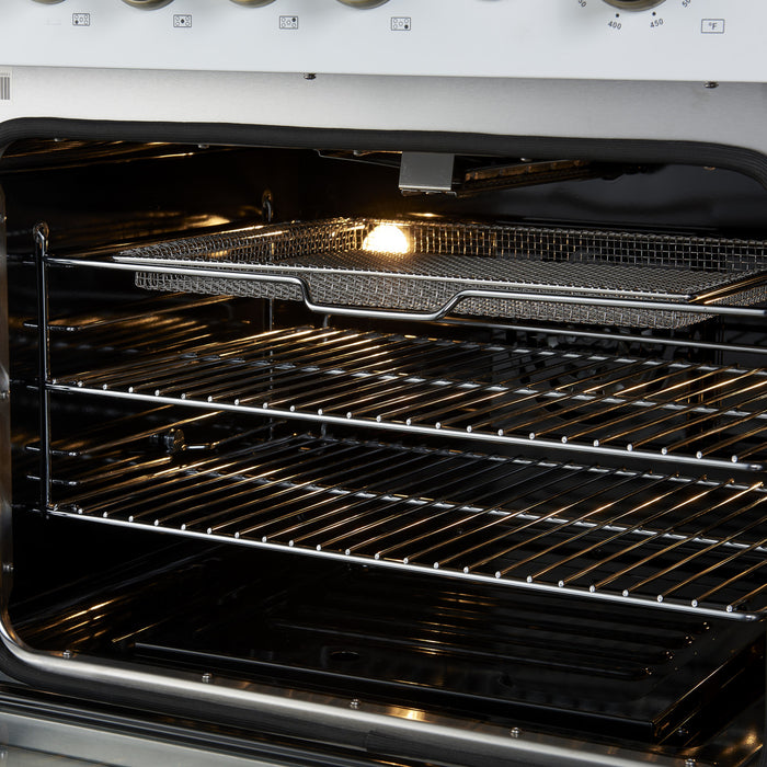 Forno Giovanni 30-inch Gas Range White, 4.32 cu.ft, -FFSGS6274-30WHT