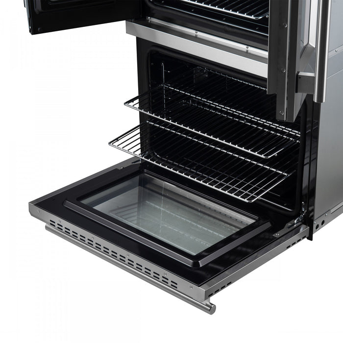 Forno Asti 30-Inch Double Electric Wall Oven in Stainless Steel, 7.36 cu. ft. - FBOEL1340-30