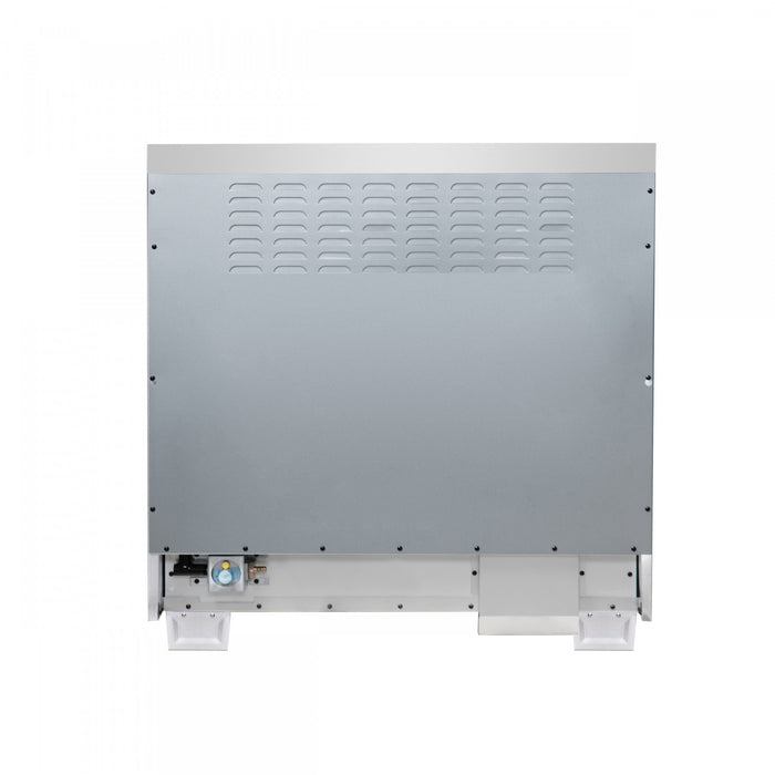 Forno Capriasca 36\" French Door Dual Fuel Range, White, 5.36 cu. ft. - FFSGS6387-36WHT