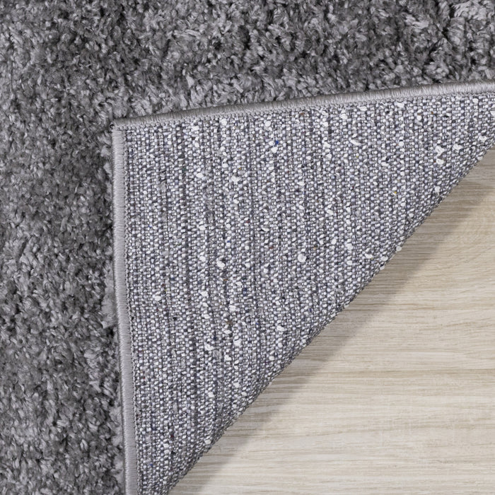 Taylor Dark Grey Comfort Shag Rug, 6'7\" x 9'6\" Indoor Area Rug