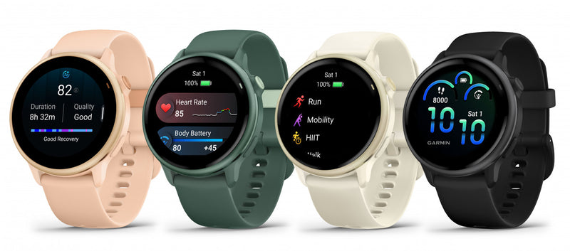 Garmin Vivoactive 6 Slate Black Health Smartwatch - Wellness Tracker, Body Battery Monitoring, Sleep Coach, Sports Apps, Garmin Pay, Music Storage