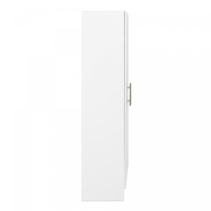 Elite Deep Storage Cabinet with Fixed & Adjustable Shelves - White