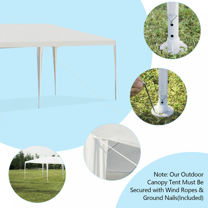 Costway 10'x30' Party Wedding Outdoor Patio Tent Canopy Heavy Duty Gazebo Pavilion Event