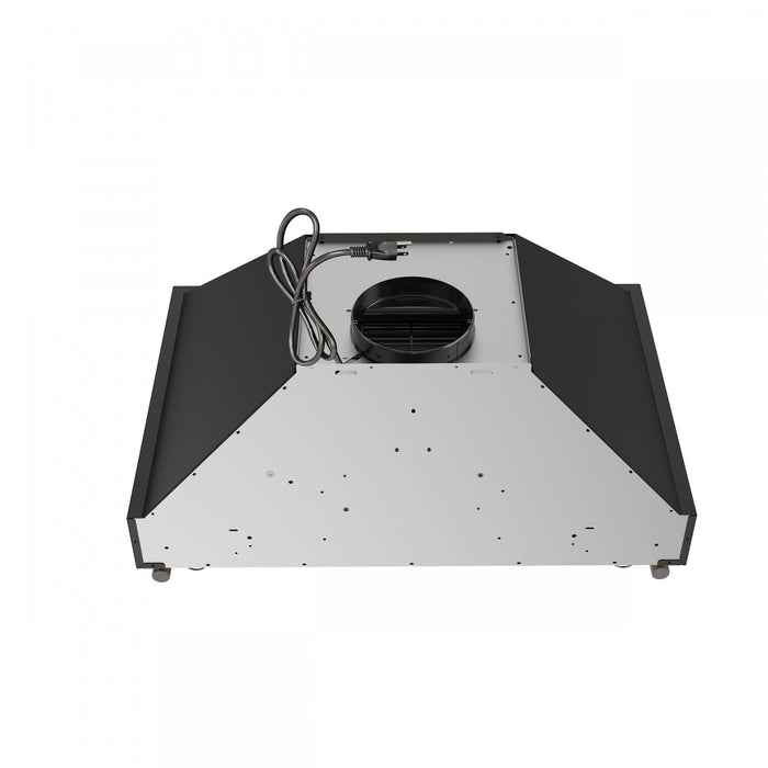 Forno Venezia 30 Inch Wall-Mounted Range Hood, Black-FRHWM5503-30BLK