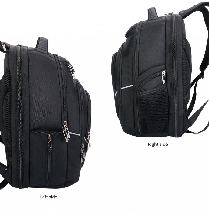 Swissdigital Terabyte Backpack – 15.6\" Laptop Bag, USB Charging, SDD Finder, RFID Protection, Large Capacity, 2-Year Warranty