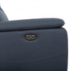 Sutton 81 in. Upholstered Power Recliner Sofa - Blue | Sofa inclinable electrique Sutton de 81 po rembourre - Bleu
