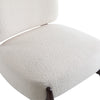 Coco Modern Boucle Lounge Chair with Solid Wood Frame, Beige | Coco Fauteuil de Salon Moderne en Bouclette avec Cadre en Bois Massif, Beige