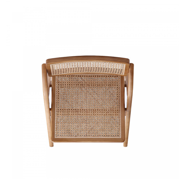 Lambinet Industry Chic Wood Folding Chair in Natural - Set of 4 Dining Chair
