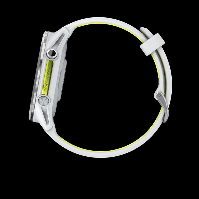 Garmin Forerunner 970 Smartwatch 47mm, Amoled, Titanium Whitestone/amp Yellow, Gps Fitness, Running, Triathlon, 15-day Battery