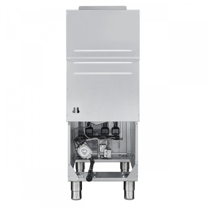 FORNO Commerciale Propane Gas Deep Fryer, 3 Burners 90,000 BTU, 40 lbs Oil Capacity - FCMGF0016
