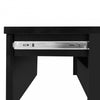 Ethan Lift-Top Coffee Table with LED Lighting and Sliding Extendable Top,Black | Ethan table basse relevable – table avec eclairage LED et plateau coulissant extensible, noir