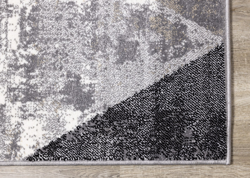 Covington Distressed Triangles Area Rug - 7'10\" x 10'6\"