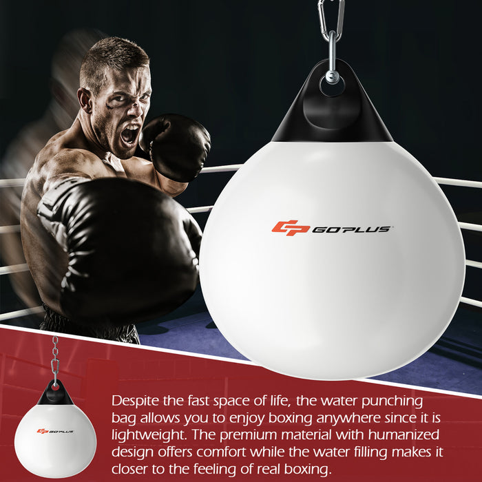 Goplus 18\" 110lbs Heavy Water Filled Punching Aqua Training Boxing Bag Home Gym Hook